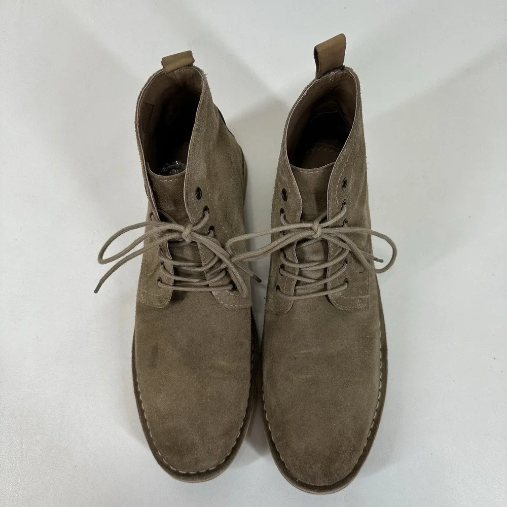 Asos Ankle Boots Size 9.5 Chukka Brown Suede‎ Gum Sole